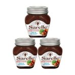 Sarelle Şekersiz Kakaolu Fındık Ezmesi 3 x 350 gr - 1,08 kg