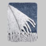 Sarev Ariel Throw (Koltuk Battaniyesi) Mavi - 1,5 × 1,2 cm - Desenli