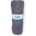 Sarev Fitted Lastikli Çarşaf Ranforce Tek Kişilik 100 x 200 cm Antrasit - 100 x 200 cm