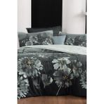 Sarev Lizzie Siyah Çift Kişilik %100 Pamuk Poplin Çift Taraflı Nevresim Takımı - 200 x 220 cm