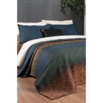 Sarev Molly Multi Çift Kişilik Dekoratif Kırlent Hediyeli Yatak Örtüsü Seti - 260 x 250 cm - Lacivert