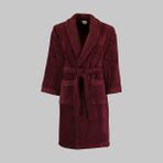 Sarev New Soho Bordo %100 Pamuk X-Large Beden Bornoz - . - Renkli