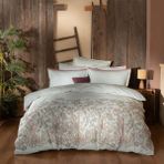 Sarev Scarlet Çift Kişilik %100 Pamuk Flanel (Pazen) Nevresim Takımı Bej - 200 x 220 cm