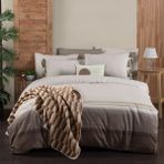 Sarev Zeta Çift Kişilik %100 Pamuk Flanel (Pazen) Nevresim Takımı - 001-Renkli - 200 x 220 cm