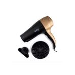 Sarex Sr-4110 Emily Saç Kurutma Makinesi – 2200W Siyah Gold, Soğuk Hava Fonksiyonlu