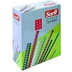 Sarff 12 mm Plastik Spiral Beyaz 100'lü 40 - 60 Sayfa