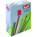 SARFF 12mm PLASTİK SPİRAL BEYAZ 100'LÜ (40-60syf)