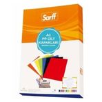 Sarff 15201004 A4 100 Adet Buzlu Şeffaf Cilt Kapağı
