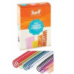 Sarff 15210019 100'lü 12 mm 4/1 Helezon Şeffaf Plastik Spiral