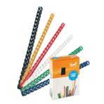 Sarff 15312035 100'lü 16 mm Delux Beyaz Plastik Spiral