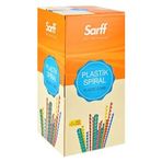 Sarff 25 mm 50 Adet Mavi Delux Plastik Spiral
