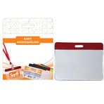 Sarff 7.5x9.5 cm 10 Adet Kırmızı Kart Poşetleri Blister