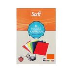 Sarff A 4 Cilt Kapağı 450 Micron Kırmızı 50 Li (1 Paket 50 Adet)