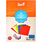 Sarff A4 160 Micron PVC Opak Mavi 100'lü Cilt Kapağı