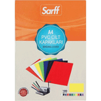 Sarff A4 160 Micron Pvc Opak Sarı 100'lü Cilt Kapağı