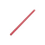 Sarff Bind Plastik Spiral Delux 6mm. 2-15 Yaprak Kapasiteli 100'lük Paket Kırmızı