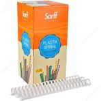 Sarff Plastik Spiral 28 Mm Beyaz 50 Li (1 Paket 50 Adet)