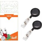 Sarff Yoyo Klipsli Ekonomik Yuvarlak Siyah (25 Li Paket)15311046