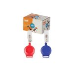 Sarff Yoyo Yuvarlak Kancalı Mavi Eko Mavi Klipsli Yoyo (25 Li Paket)