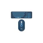 Sarftech Bkb6 Ev Ofis Iş Yeri 2.4 Ghz Kablosuz Klavye Mouse Seti - Mavi