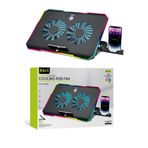Sarftech Çift Fanlı 9-17'' Uyumlu RGB Gaming Laptop Soğutucu Cooling Pad Ayarlanabilir Notebook Altlığı