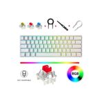 Sarftech K620 Rgb 61 Tuş Kırmızı Switch Type-C Kablolu Mekanik Klavye-Hot Swap