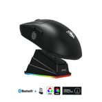 Sarftech Kablosuz RGB Ultra Hafif 51gr Şarj İstasyonlu 6.400 DPI Gaming Oyuncu Mouse Bluetooth + 2.4G + Kablolu Oyuncu Mouse