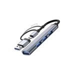 Sarftech Metal USB Çoklayıcı, USB - 4 USB Girişli USB Çoğaltıcı, Type c USB Hub USB 3.0 4-Port Hub