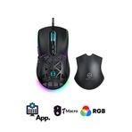 Sarftech Rgb 7 Tuşlu 12.800Dpi Makrolu Yazılım App Destekli Değiştirilebilir Başlıklı Gaming Oyuncu Mouse