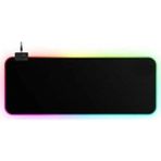 Sarftech Rgb Ledli Işıklı Siyah Gaming Mousepad 70 x 30 cm Kaymaz Taban Oyuncu Mouse Pad