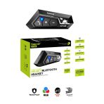 Sarftech Rgb Su Geçirmez IPX8 Bluetooth V5.4 Motosiklet Kask Kulaklık İnterkom S-C22