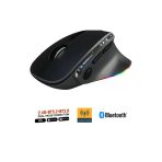 Sarftech Siyah Kablosuz Ergonomik Zarif Tasarım Rgb Dual Moude 2.4Ghz+Bt5.0 Ofis Ve Gaming Oyuncu Faresi