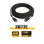 Sarftech Ultra Hd 4K Hdmı Kablosu 3Metre Yüksek Hızlı Hı-Speed 3.0 Çift Kat 1.Sınıf Örgülü Hdmı Kablo