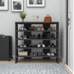 Sargel Raflı Modern Tasarım Ayakkabılık, Antrasit