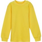 Sarı Basic Kız Çocuk Çıtçıtlı Sıfır Yaka Kışlık Uzun Kol Tişört - 1 Yaş - Sarı - Sarı