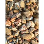 Sarı Çizgili Dolomit Taş 2-4 Cm Renkli Dolomit Dekoratif Taş