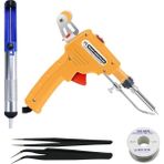 Sarı Dahili Isıtma 110V Us Plug Elektrikli Havya 110V/220V 60W El Tipi Dahili Isıtma Solda Otomatik Olarak Kalay Tabancası Bga Kaynak Onarım Araçları Gönder (Yurt Dışından) - Renkli