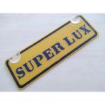 Sarı Dekor Plaka - Super Lux (22X7,5Cm) Vantuzlu Pleksi (Dekor Levha) Sarı Plaka