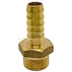 Sarı Dış Dişli Hortum Rekoru 1/2 10mm