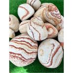 Sarı Dolomit Taş, 5 Kg, 6-10 Cm, Bahçe ve Dekorasyon Için Peyzaj Taşı - Seçenek 1 - Ahşap