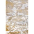 Sarı Geometrik Pamuk Makinada Yıkanabilir Kaymaz Taban Dijital Makine Baskı Salon Halı-I-Gm_Viera-11338S-120x300
