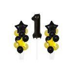 Sarı Gold Folyo Balon Rakam Set Dogum Günü Süsü 1 Yaş