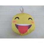 Sarı Gulen Yuz Emojı Ayna Susu (15X15cm) Gulen Yuz Emojı Yastık Asma Susu, Askı Susu