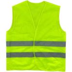 Sarı Ikaz Yeleği Reflektörlü - Standart