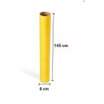 Sarı Karton Masura Boy 145 Cm Iç Çap 8 Cm Balonlu Naylon Masurası (1 Adet Fiyatıdır)