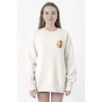 Sarı Kırmızı Aslan Beyaz Kadın 2İp Sweatshirt
