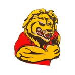 Sarı Kırmızı Aslan Figürü - 3D Baskı Dekoratif Obje - Taraftar Hediyesi - Şampiyonluk
