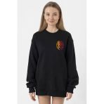 Sarı Kırmızı Aslan Siyah Kadın 2İp Sweatshirt