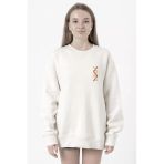Sarı Kırmızı Dna Beyaz Kadın 2İp Sweatshirt