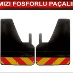 Sarı-Kırmızı Fosforlu Paçalık Çamurluk Tozluk